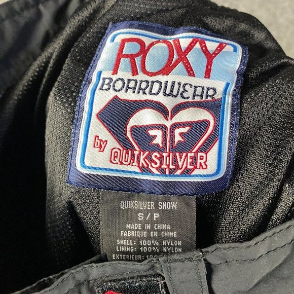 Roxy by Quicksilver Snow Pants Women's Small 100% Nylon Winter S Black - Picture 8 of 8
